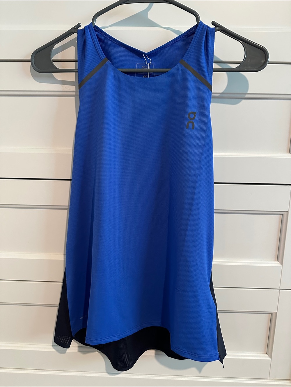 On Running Women's Royal Blue Performance Tank with Black Accents